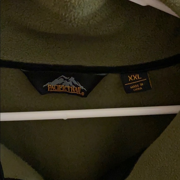 Men’s Pacific Trail 2XL pullover. Olive green/blk - Picture 2 of 3